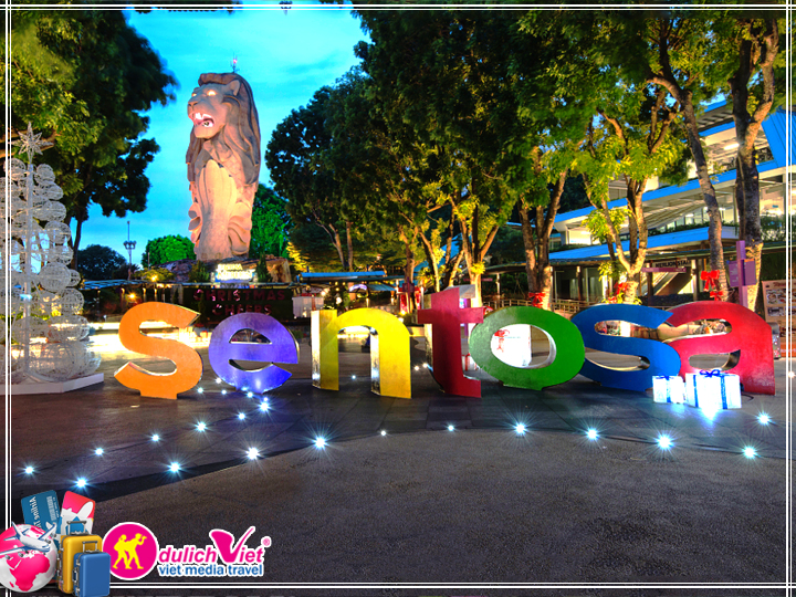 Vé tham quan Singapore Sentosa Merlion giá tốt 2025